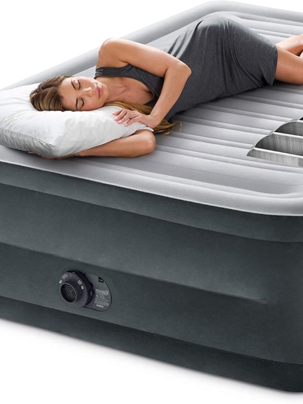 Intex 64417ED Dura-Beam Hi-Rise Airbed Queen 22"